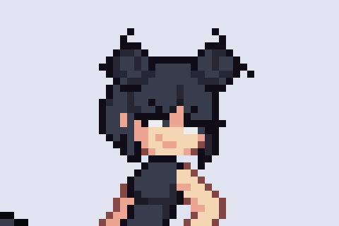 An OC with a giant spear as a weapon