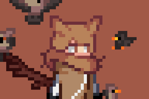 A Kemonomimi that is a great horned owl